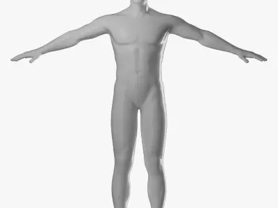 Animated Male Female and Child Mannequin 3D model