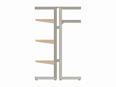 Store Island Merchandiser Display System 3D model