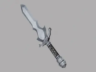 Sword Low-poly 3D model 54