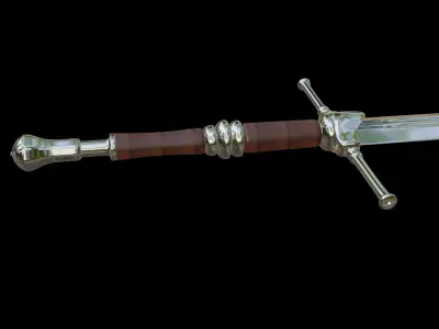 Sword from thewitcher game 3D model