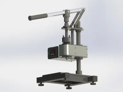 Tabletop injection molding machine 3D model