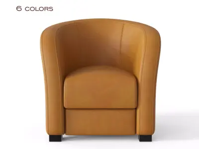 Armchair A-175 Low-poly 3D model