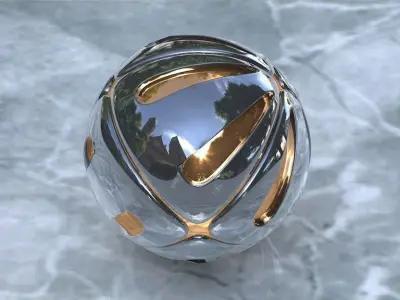 Armored Ball 3D model