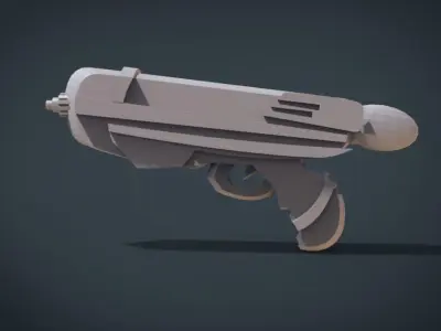 Water Gun - Kid Toys 3D Model Low-poly 3D model