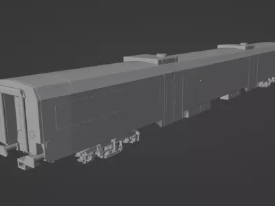 H0 1-87 scale Modus Wagen BDylsf 456 3D print model