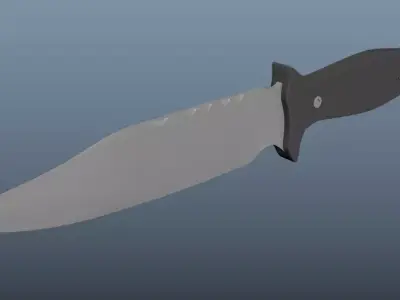 knife 3d model Free 3D model