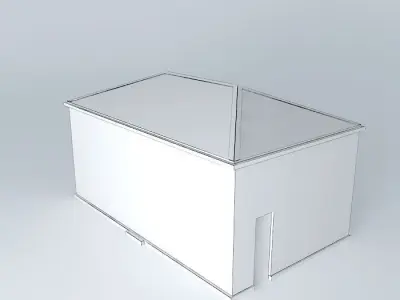 Eco Rail Platform Building Dummy! Old Steam Days Free 3D model buy