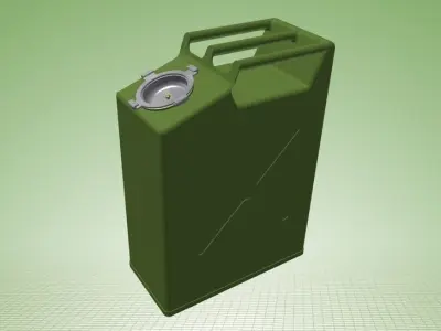  Fuel Can 5gal USGI Free 3D model