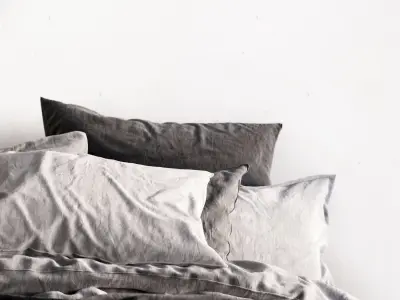 Bed Scandinavian 3D model