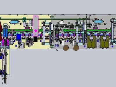 B235 plug automatic assembly laser welding machine 3D model