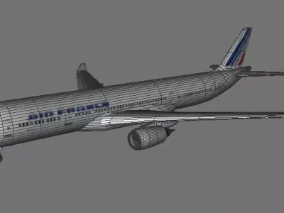 Airbus A330 Delta  3D Model 3D model