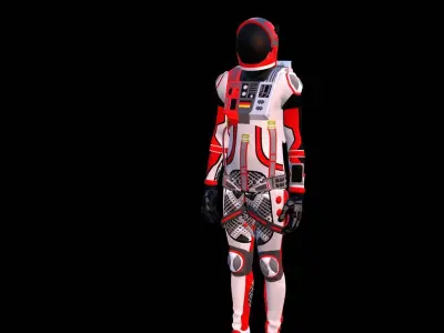 Astronaut Spacesuit Germany 3D model