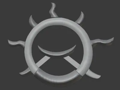  wheel of wind and fire 3D model