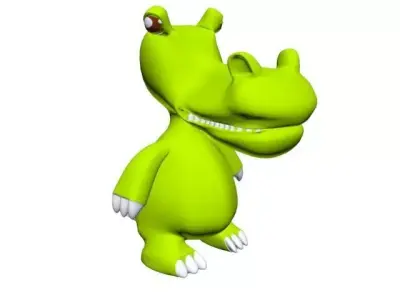 Dragon model Low-poly 3D model