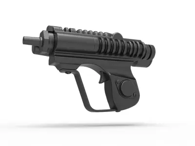 Scout trooper blaster pistol EC-17 3D model