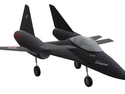 PZL 230F Skorpion Low-poly 3D model purchase