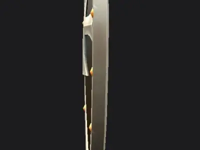 Medieval Knight Shield Low-poly 3D model