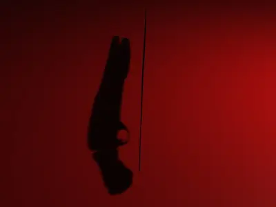 Shotgun badge Free low-poly 3D model