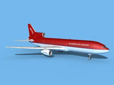 Lockheed L1011 Savannah Air Charter 3D model