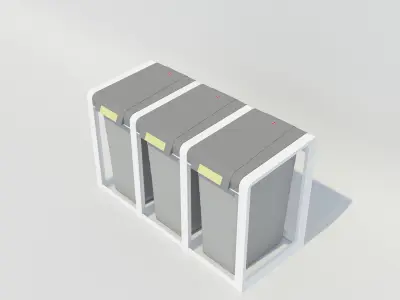Trash ProfiLine oko 35 - Hailo 3D model