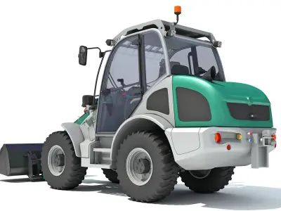 3D Loader wheel 3D model