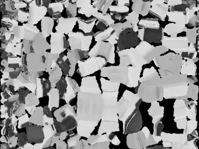 Futuristic Pistol Green 3D model