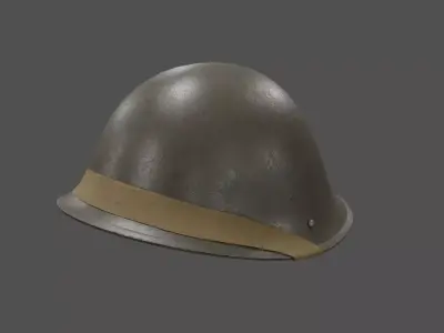 Mk III Turtle helmet Low-poly 3D model