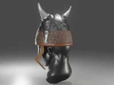 Helmet viking 3D model