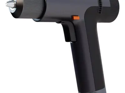  Xiaomi Cordless Drill Low-poly 3D model