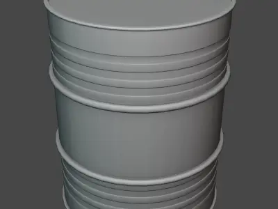 Barrel Free low-poly 3D model order