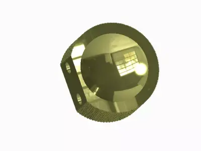 Metallic Knob 3D model