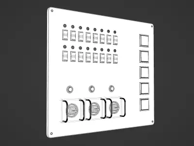 Small Control Panel 1 3D model