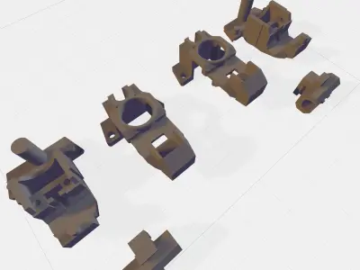 MG GUNDAM v1-5 Foot joint Free 3D print model