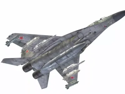 MIG 29 Low-poly 3D model purchase