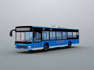 MAN Lion City Euro 6 Low-poly 3D model