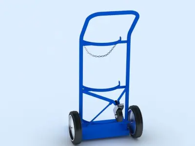 Sack Truck 3D model