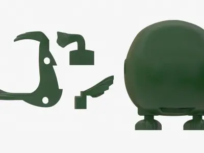 Lego Bird 3D model