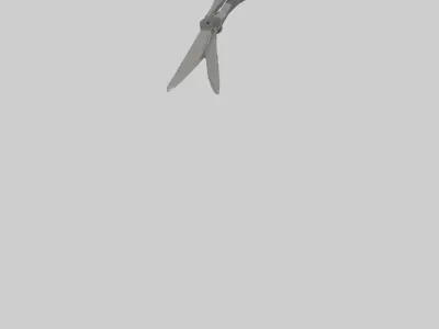 Scissors model Low-poly 3D model