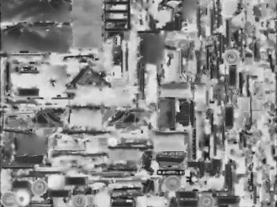 Front-Loader Garbage Truck 3D Model - Heavy Waste Vehicle Low-poly 3D model