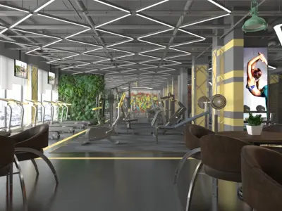 Gym Club  20 3D model