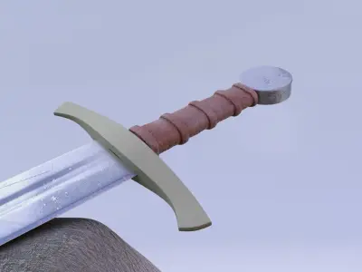 Viking Sword 3D model purchase