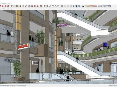 Sketchup Hotel G10 3D model