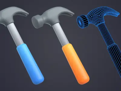 Tools Pack Low-poly 3D model purchase