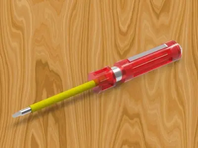 Screwdriver 3D model 10