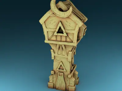 Stylized Middle Ages Set Part 2 3D print model
