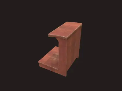 Old Pew Low-poly 3D model