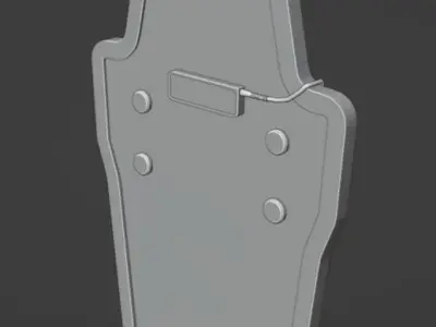 Shield 3d model 3D model