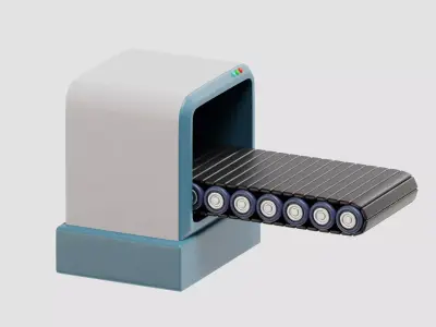 Conveyor Belt Low-poly 3D model purchase