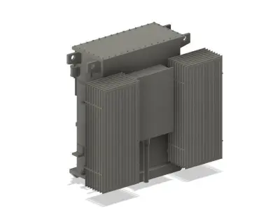 Model Railway Industrial Electrical Sub Station Transformers 3D print model