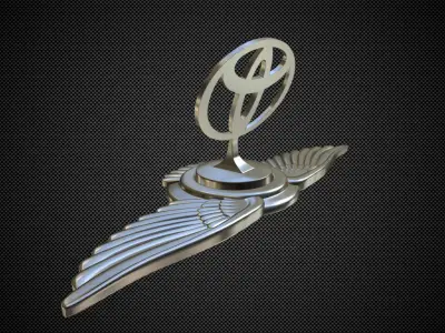 Toyota Logo 3D model from CGTrader